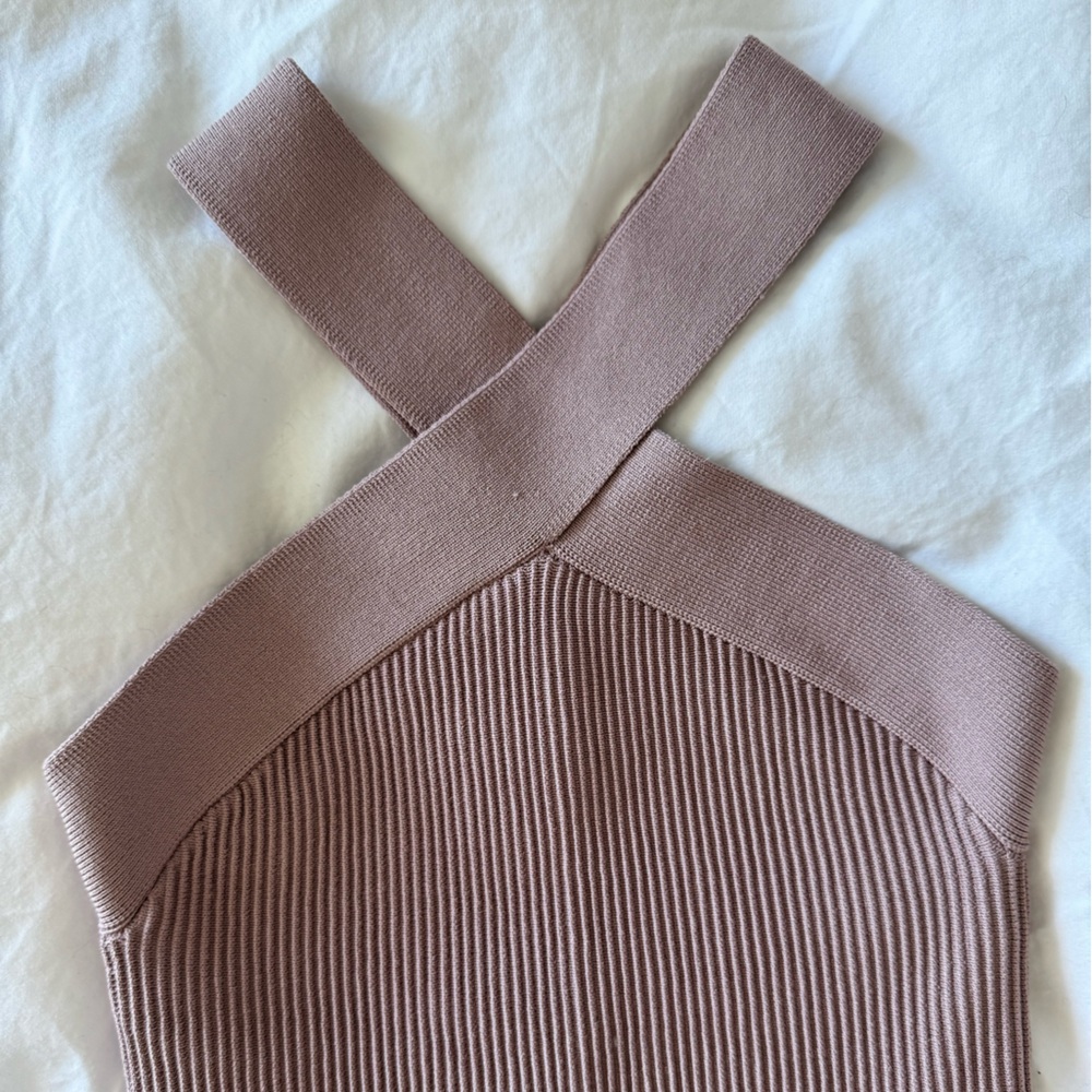 Aritzia Sculpt Knit Criss Cross Dress